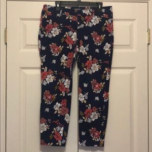 Floral Old Navy Pixie Pants